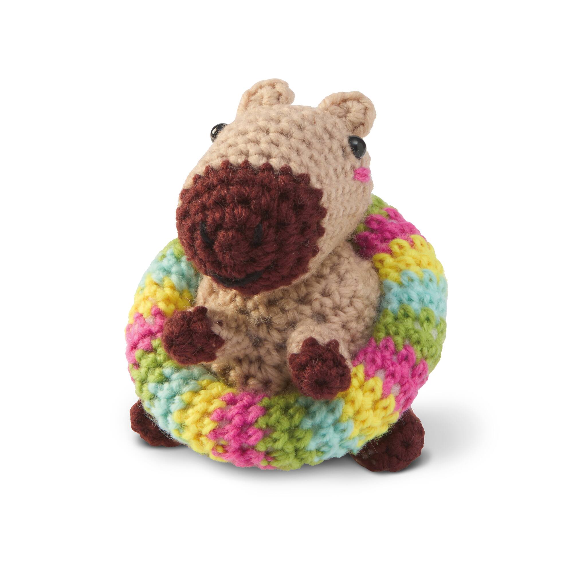 Summer Kawaii Capybara Crochet Kit by Loops & Threads®